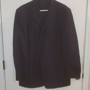 Mens Claiborne black complete suit 42L, 38x34 pant